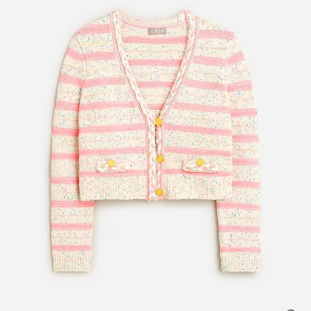 Jcrew Space-dyed sweater lady jacket